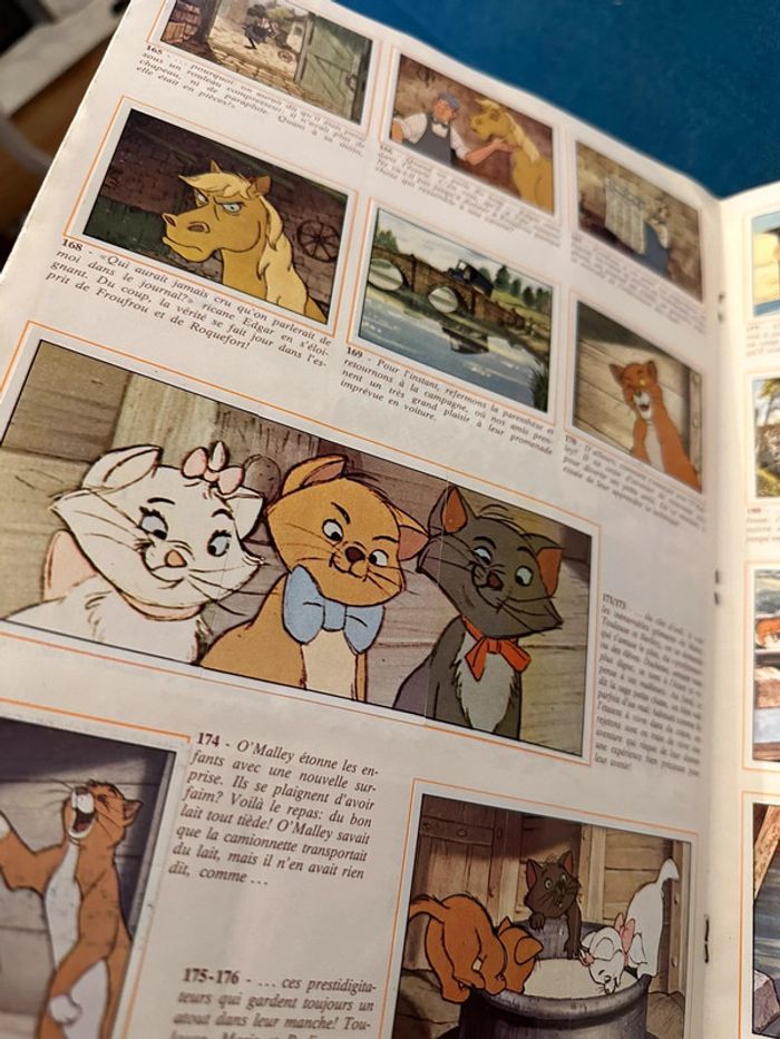 Grand album Panini complet Les Aristochats Disney stickers autocollants ancien vintage - photo numéro 5