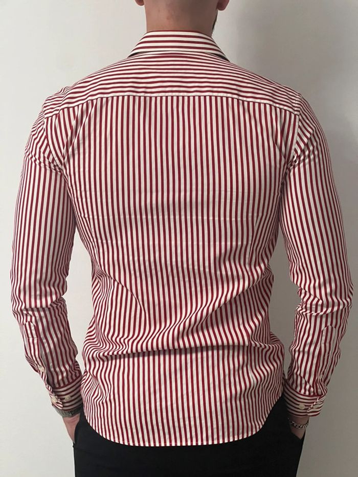 Chemise café coton T38 - photo numéro 3