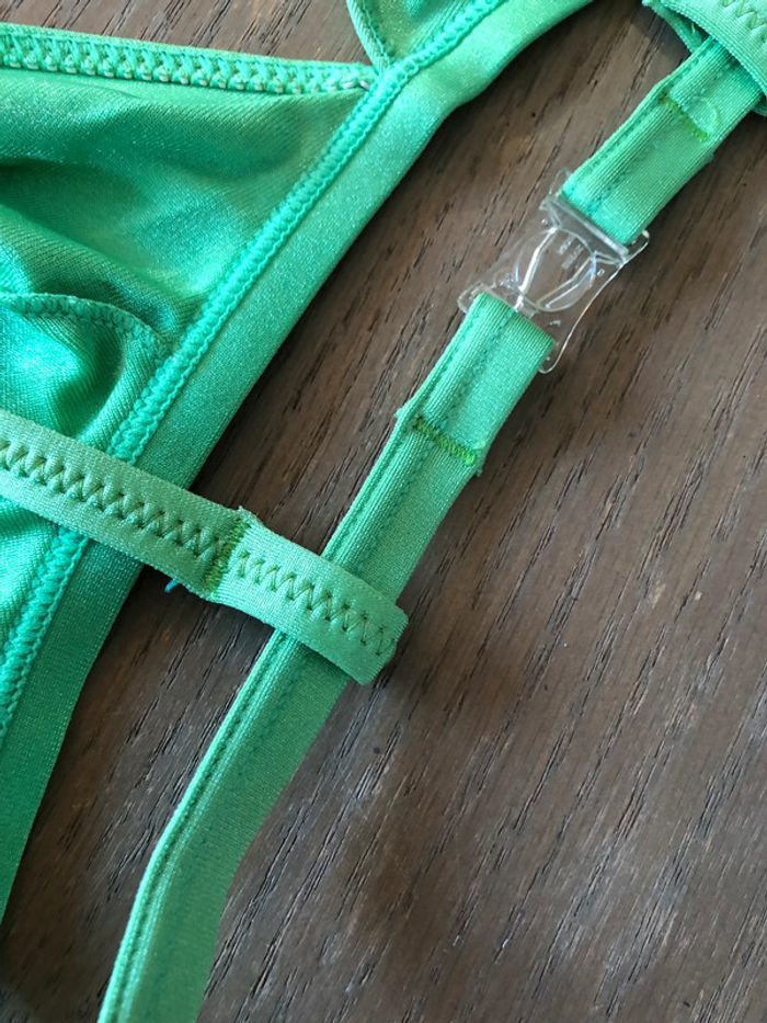 Maillot de bain vintage vert pomme - photo numéro 5