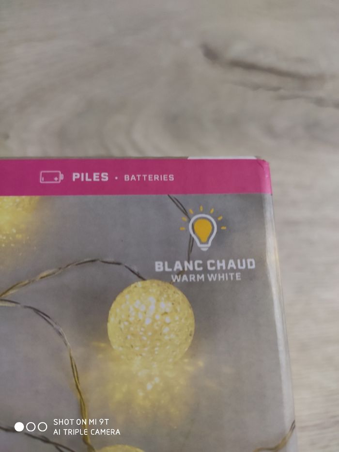 Lot de 2 guirlandes à piles neuves - photo numéro 3