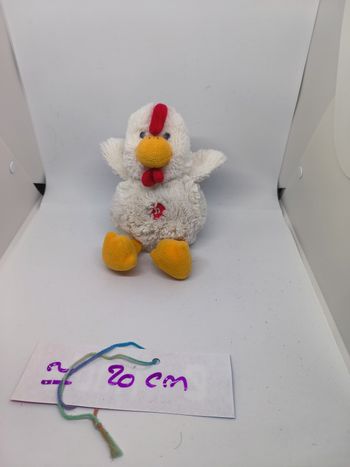 Peluche poule musical