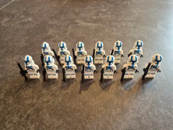 Figurines lego 13 clones troopers de la 501ème star wars