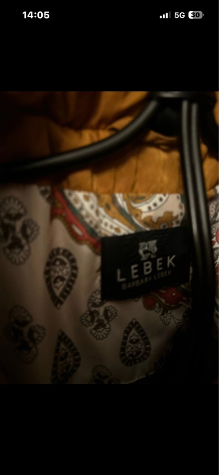 Blouson moutarde Barbara Lebek
