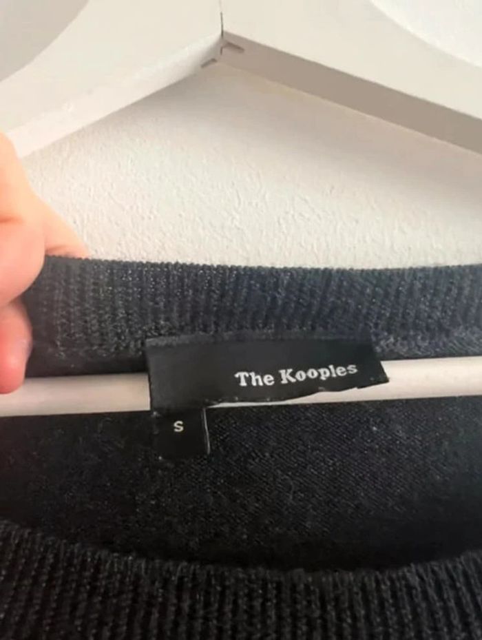 Pull ajouré The Kooples gris - photo numéro 5