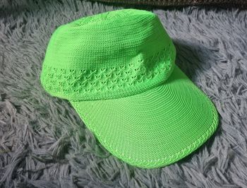 Casquette vert fluo