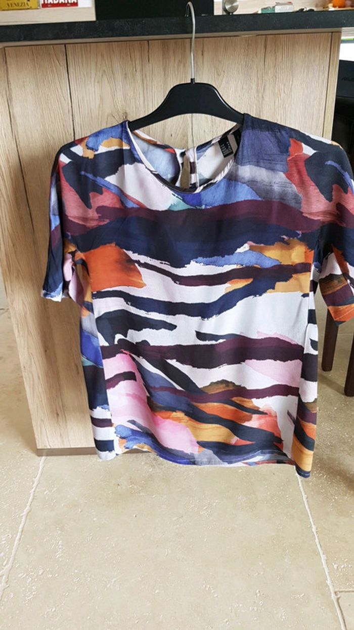 Top Mango bariolé - photo numéro 5