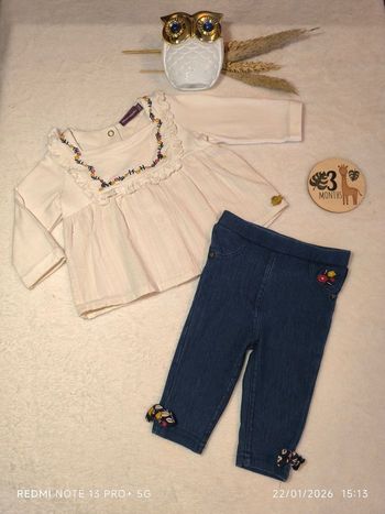 Ensemble 3 mois fille sergent major