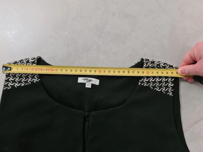 Robe fourreau noire phildar taille 42 - photo numéro 13