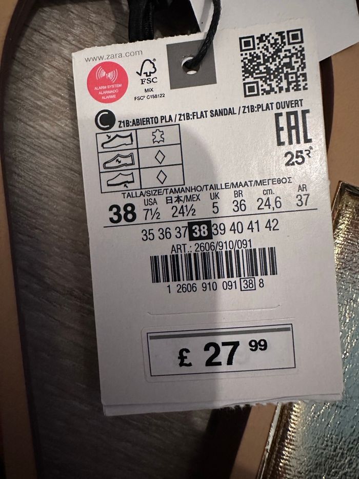 Sandales plates Zara - photo numéro 3