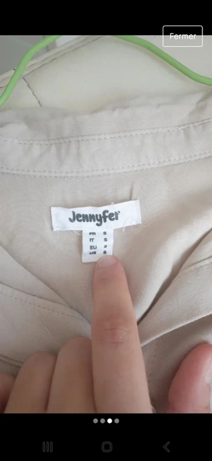 Robe fluide beige Jennyfer - photo numéro 3