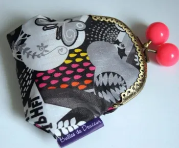 Porte-monnaie original, rétro vintage, Psychédélique