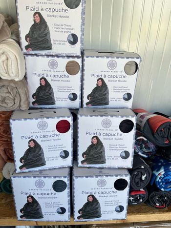 Plaid à capuche Gerard Pasquier