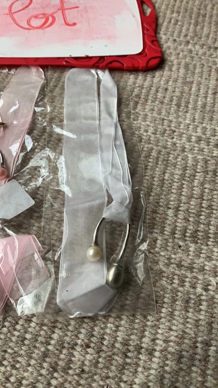 Lot bijoux pendentif collier effet perles - photo numéro 2