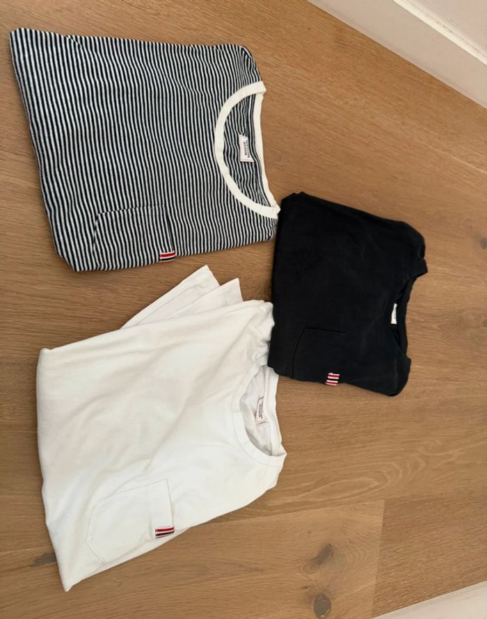 Lot 3 tee shirt tape à l’œil neuf