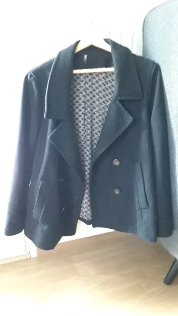 Caban noir, naf naf, taille 42,