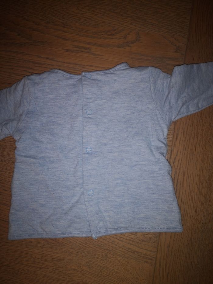 Haut manches longues alphabet, 3 mois - photo numéro 2