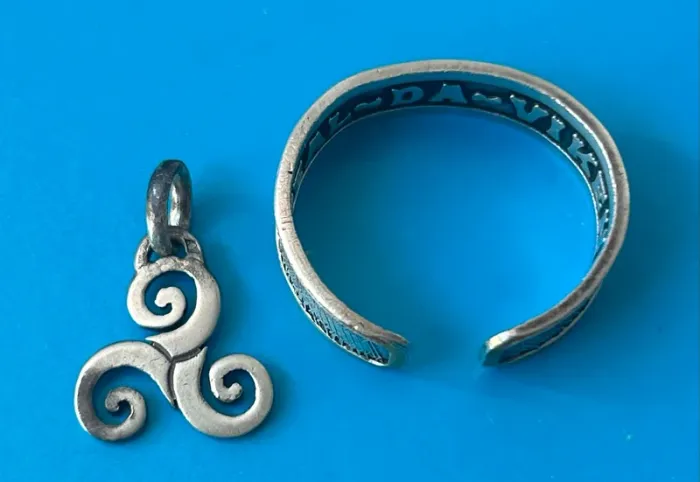 Lot bijoux argent Bretagne - photo numéro 2