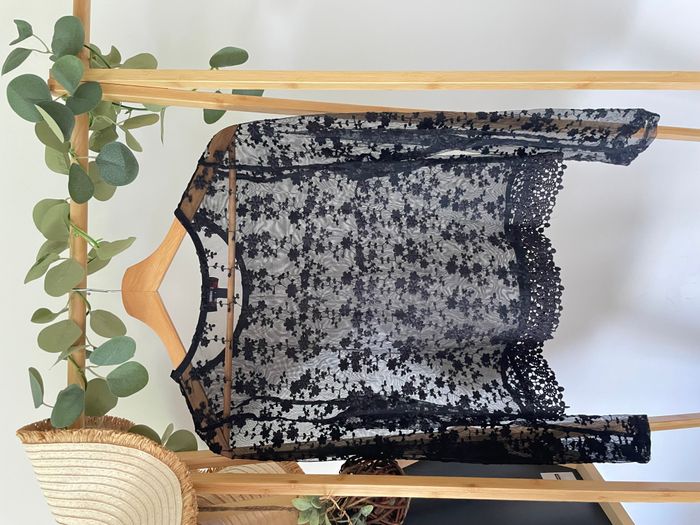 Haut noir transparent Jennyfer S/36 - photo numéro 2