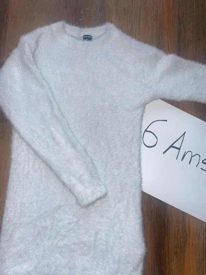 Robe pull blanche