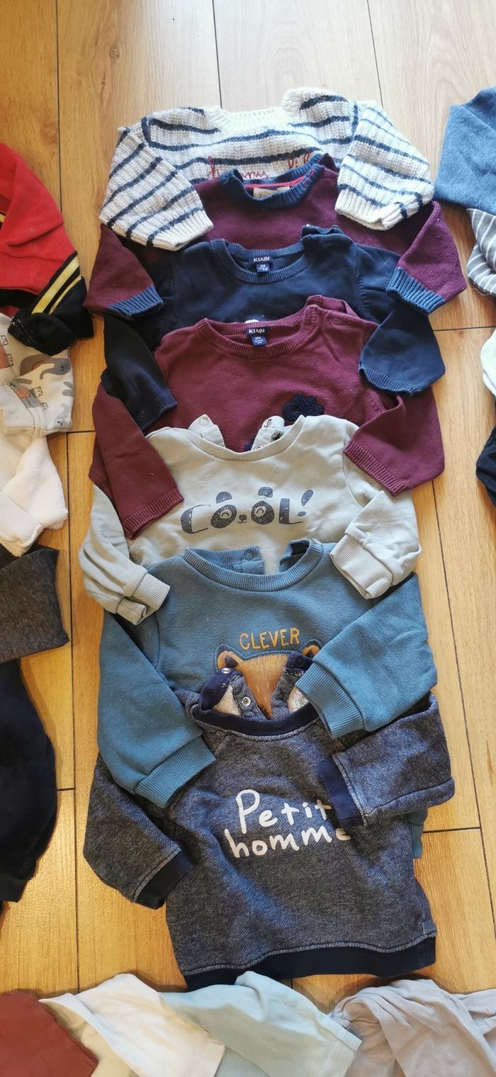 Lot vêtements hiver garçon 12 mois - photo numéro 3