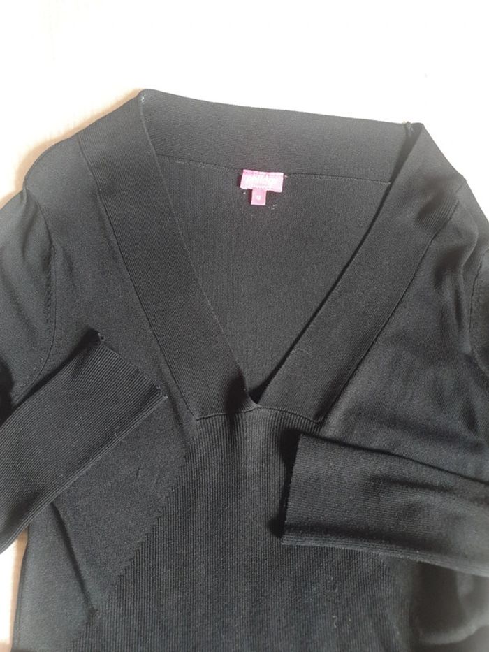 Pull noir Phildar. - photo numéro 2