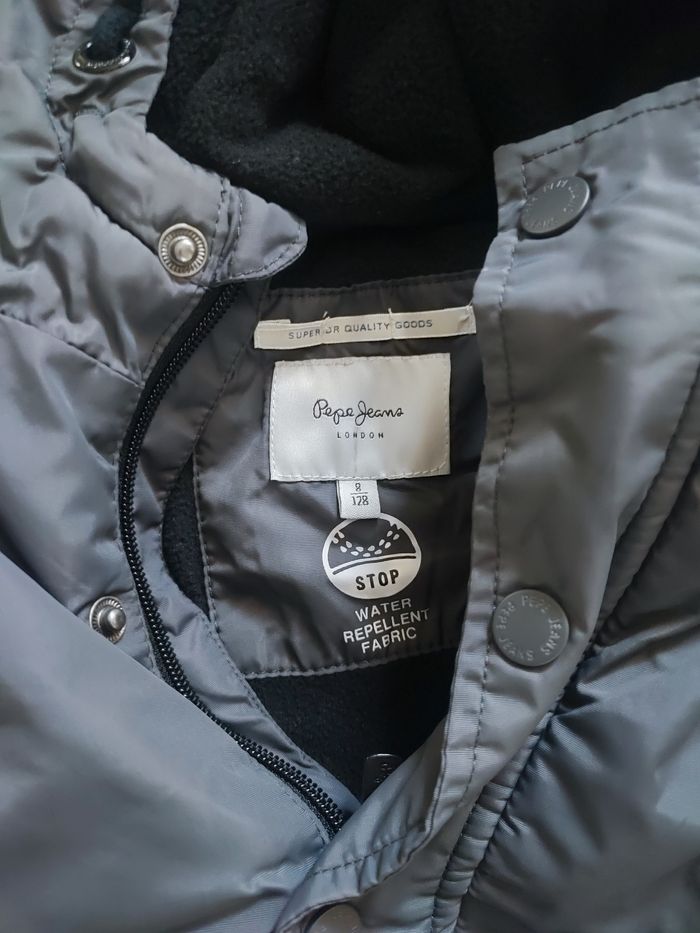 Blouson à enfiler gris Pepe Jeans taille 8 ans - photo numéro 4