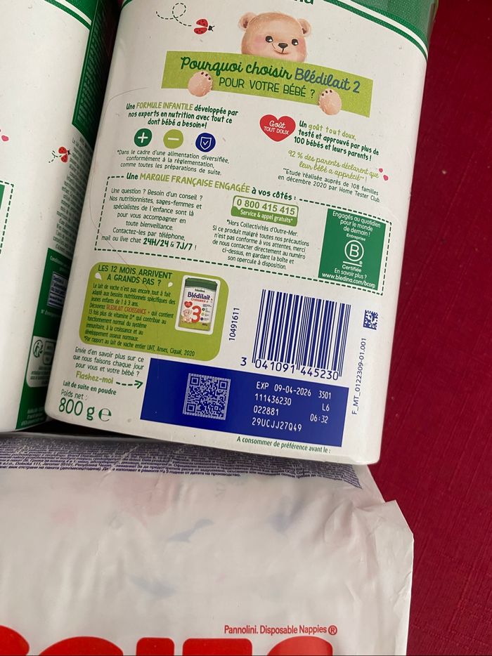 Lait 2ème âge Blédilait (6 à 12 mois) - 10€ pour 1 boîte - photo numéro 5