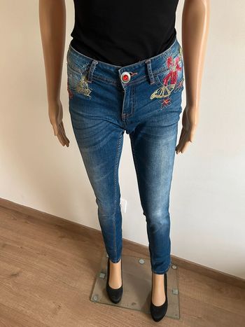 Jean bleu marine Desigual taille 26 TBE