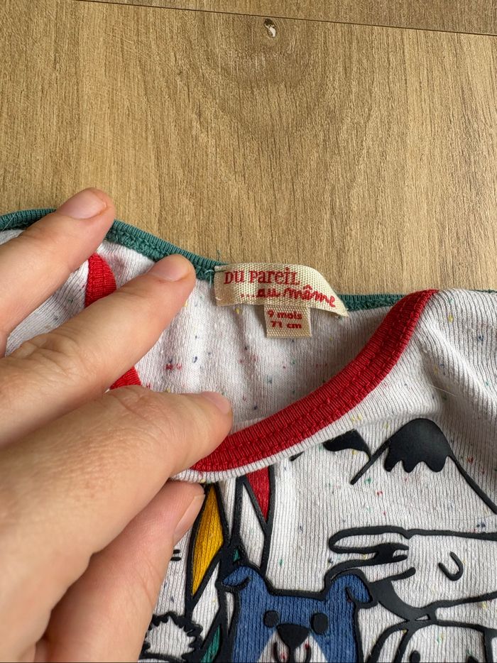 👶 Lot 2 t-shirts bébé – 9 mois - photo numéro 5