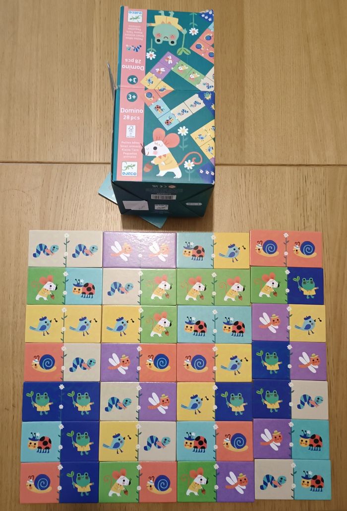 Jeu Domino "Petites bêtes" Djeco 3 ans + - photo numéro 8