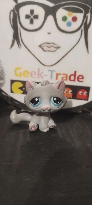 Littlest Petshop Lps Pet Shop Authentic Hasbro Tabby Cat  Chat Gouttière 177