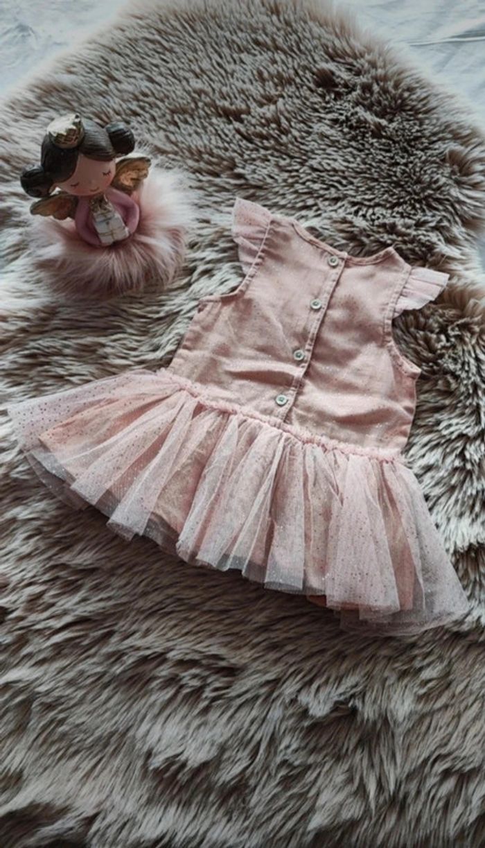 Robe en tulle rose tex 3 mois - photo numéro 2