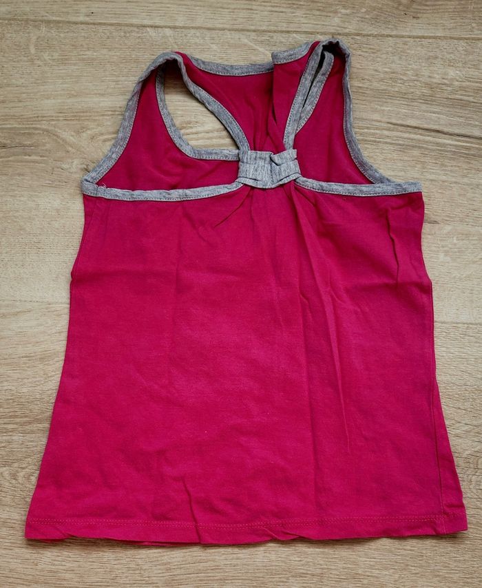 Débardeur fille rose fuschia taille 5 ans U Essentiel - photo numéro 2