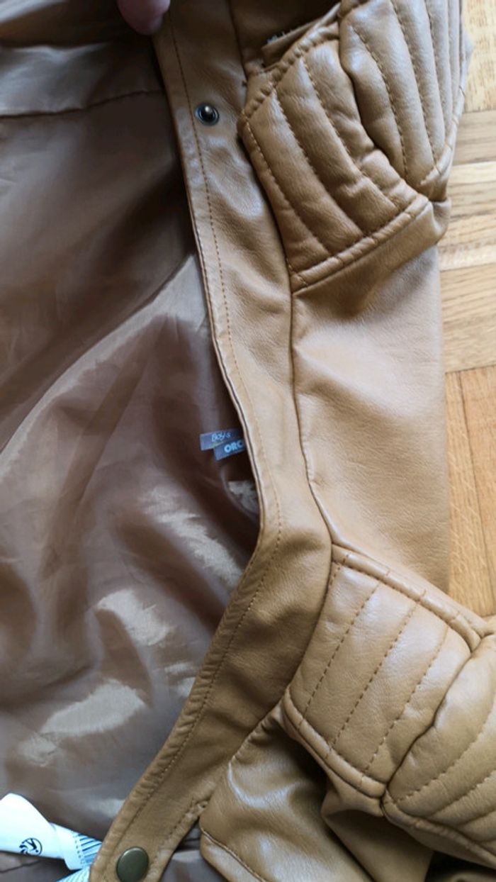Veste camel style motard 2 ans - photo numéro 6