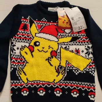 🧣Pull Pikachu Pokémon (5ans) Hiver Noël 🧣