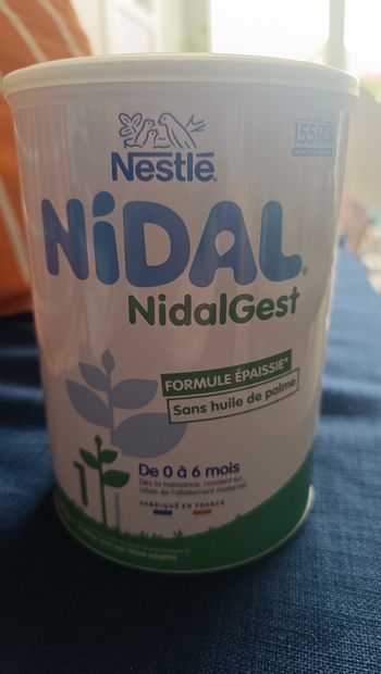 2 boîtes nidalgest lait infantile 1er âge