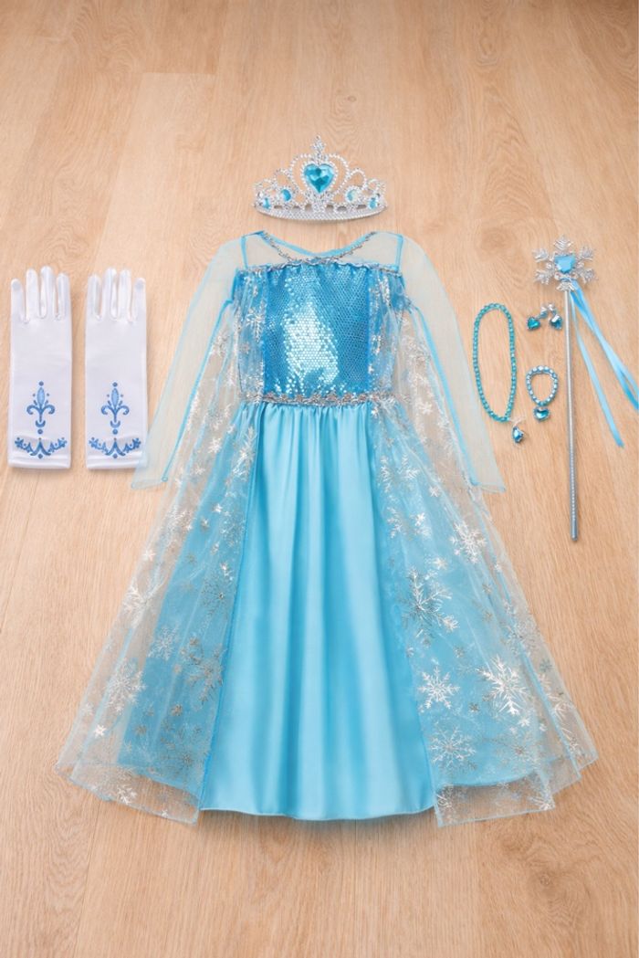 Déguisement reine des neiges 5 ans