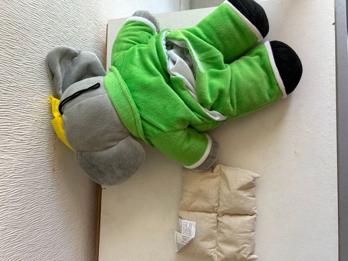 peluche babar bouillotte - photo numéro 2