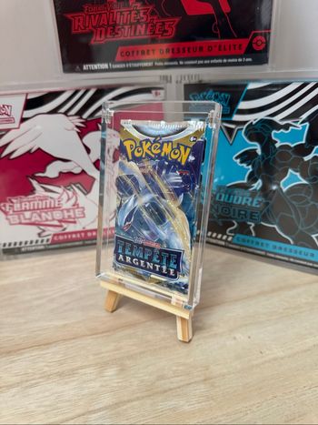Protection acrylique aimantée pour booster Pokémon