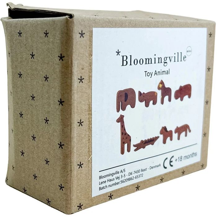Bloomingville Set de 8 figurines en bois - photo numéro 3