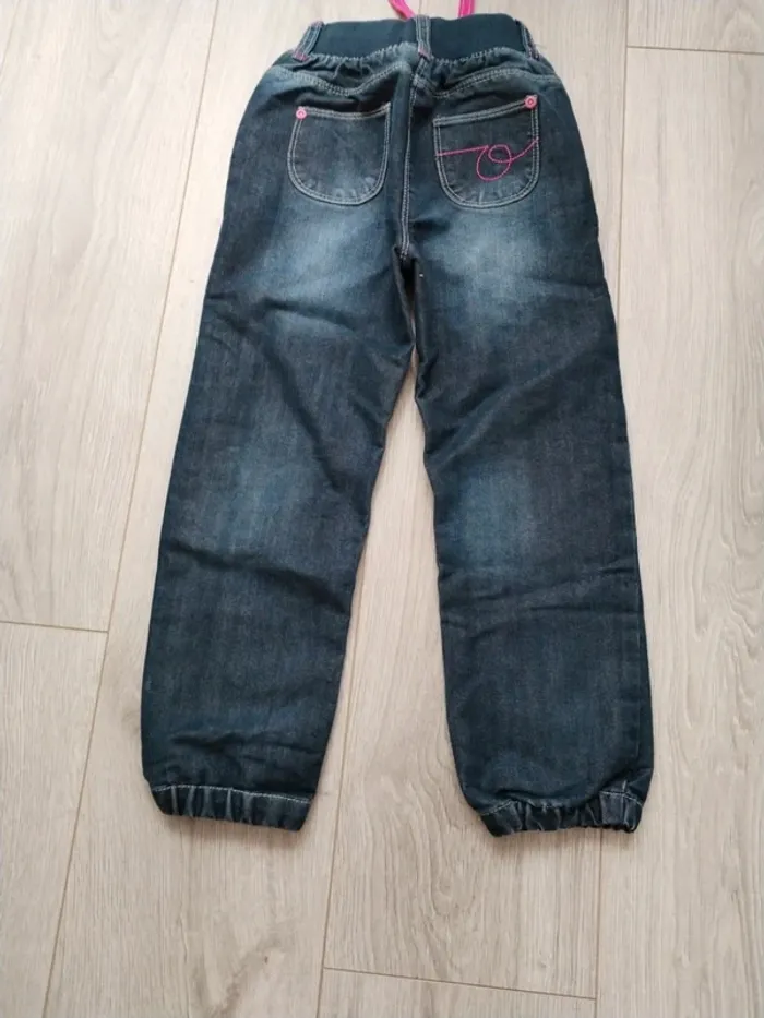 Pantalon jeans fillette forme jogging - photo numéro 6