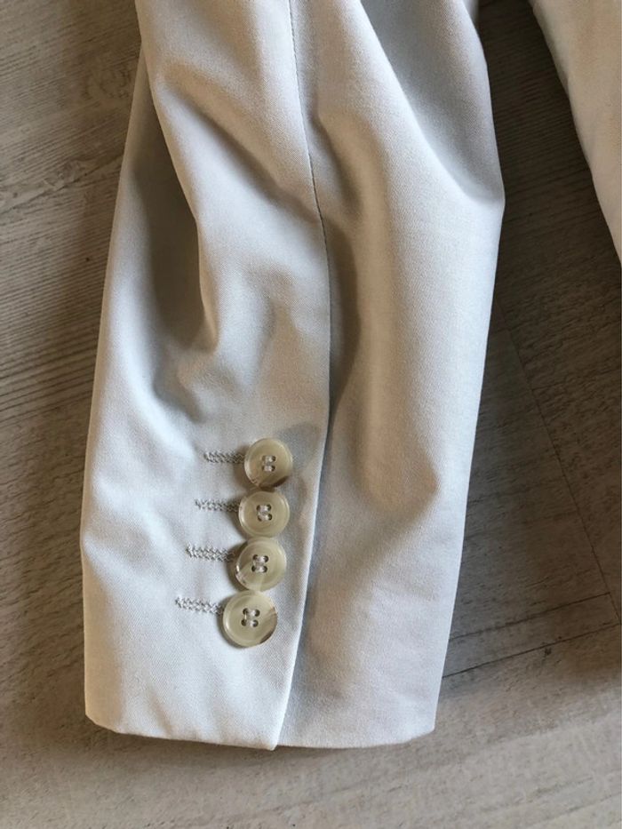 Veste blanche H&M T 50 portée 1 fois - photo numéro 11