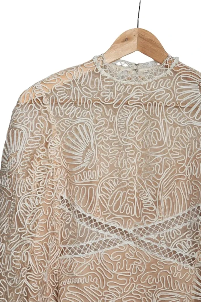 Ensemble unique upcyclé à partir d’une robe Margaux Tardits T.36 - photo numéro 4