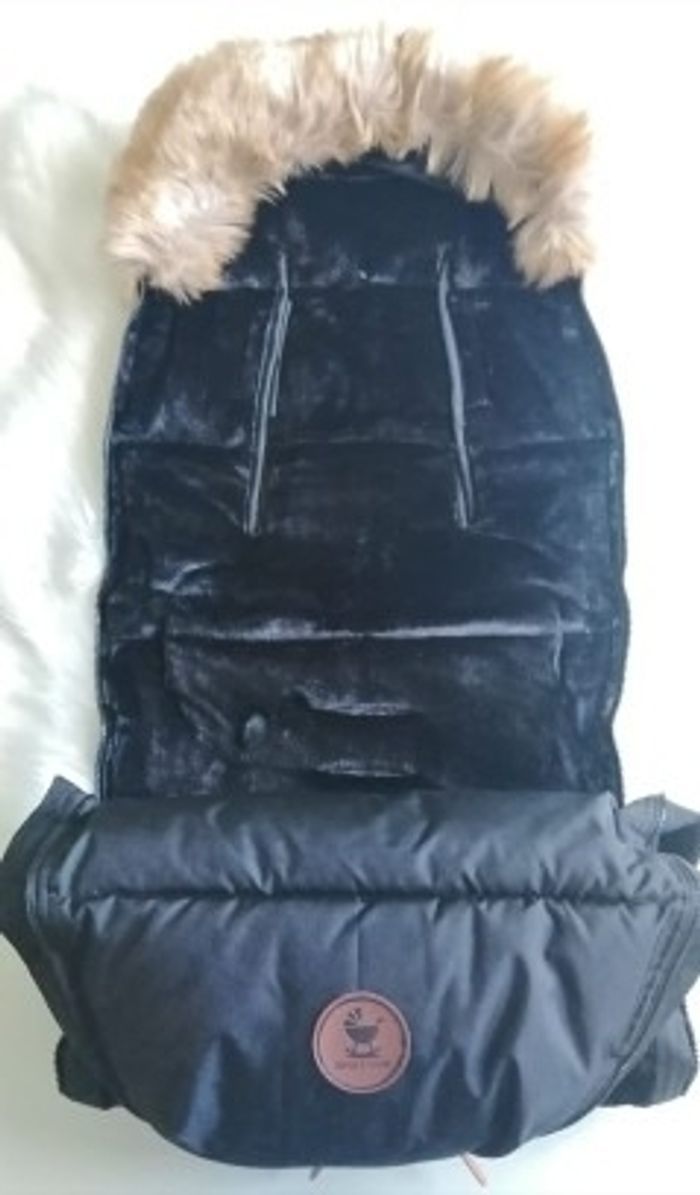 Gigoteuse imperméable noire – polaire , nid d'ange, sac de couchage - photo numéro 4