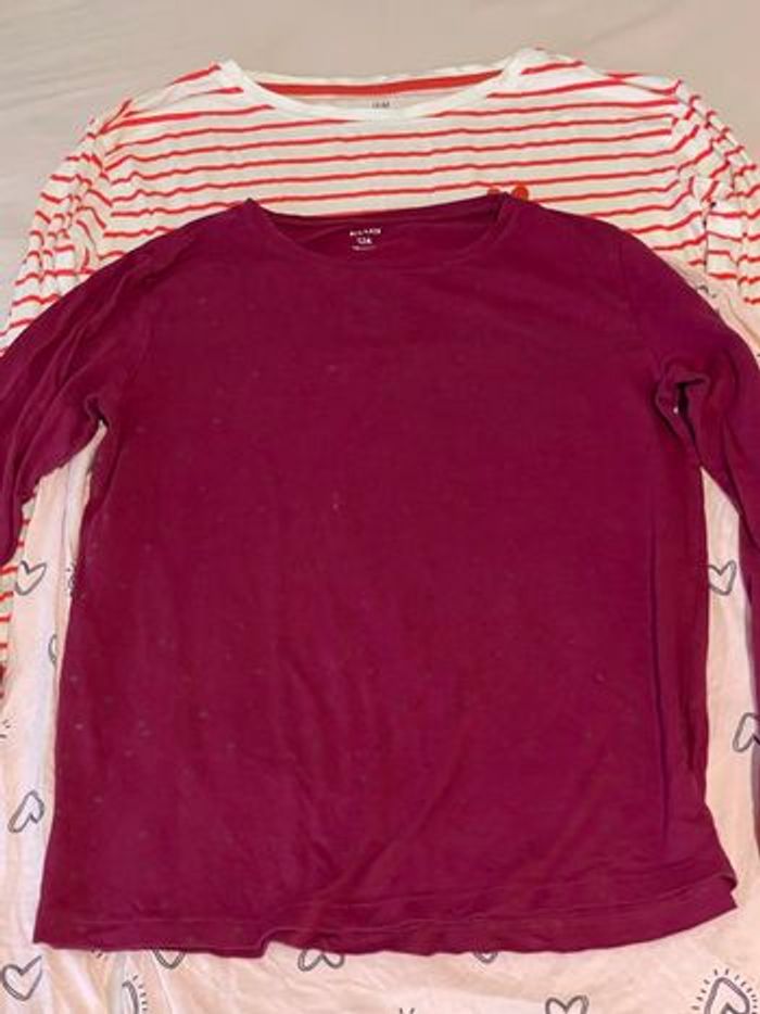 3 t-shirt à manches longues filles - photo numéro 3