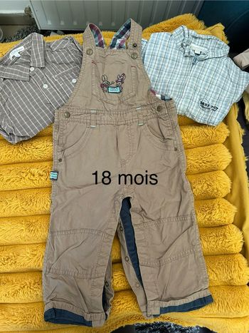 Ensemble chemise et salopette