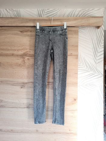 Jeggings fille taille 10 ans gris gemo
