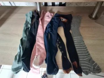 Lot de 6 collants fille