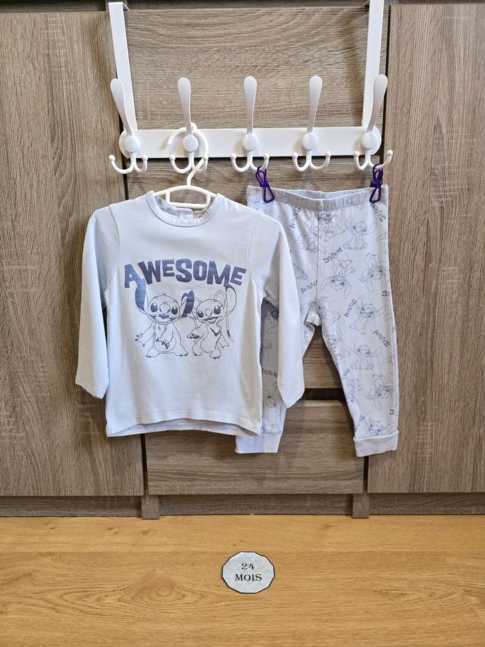 Vêtement Bébé Fille - Pyjama Stitch - Disney - 24 mois 83/89 cm