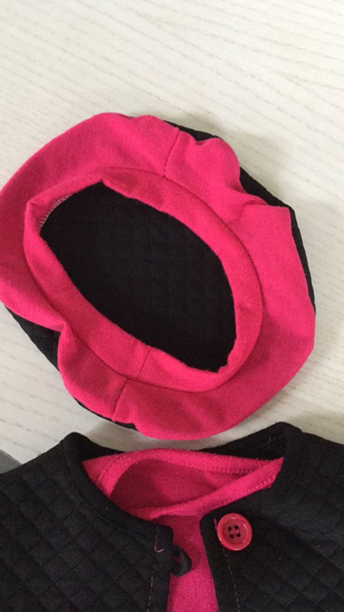 Ensemble noir rose 18m 4 pièces - photo numéro 2